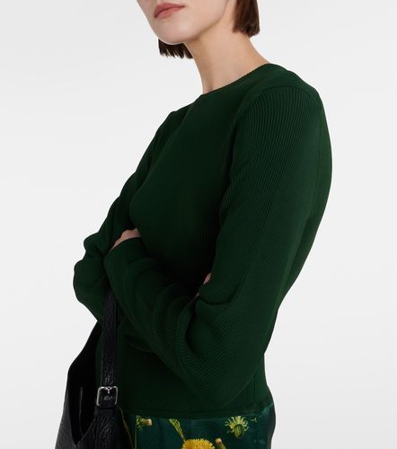 Abito midi in jersey e satin con stampa - Burberry - Modalova