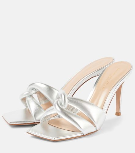 Metallic Mules Amour 90 aus Leder - Gianvito Rossi - Modalova