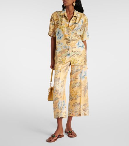 Etro Printed silk wide-leg pants - Etro - Modalova