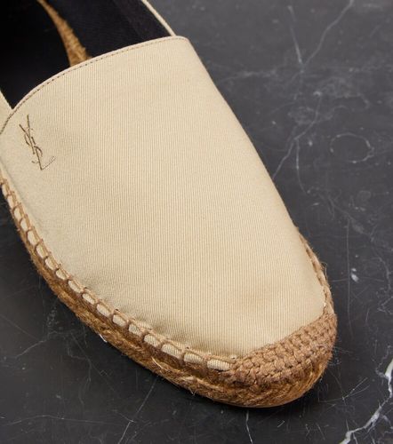 Alpargatas Cassandre de gabardina - Saint Laurent - Modalova