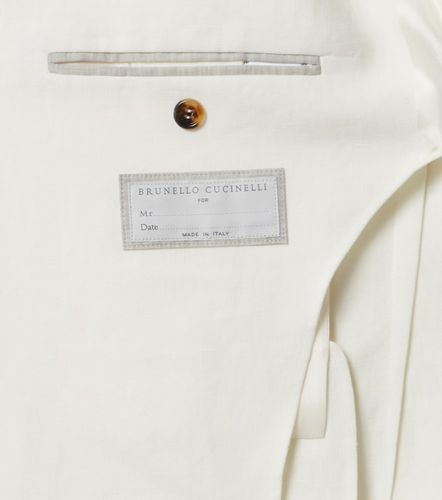 Brunello Cucinelli Blazer de lino - Brunello Cucinelli - Modalova
