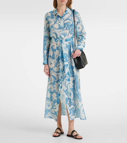 Vestido camisero de algodón y seda - Etro - Modalova