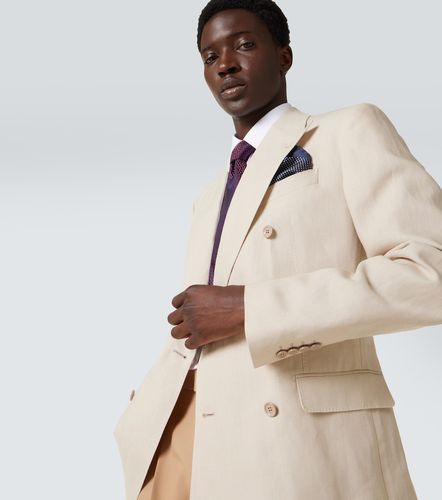 Polka-dot silk pocket square - Charvet - Modalova
