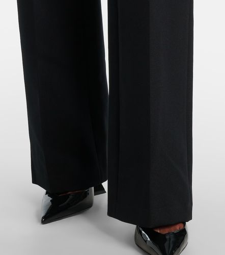 Embellished crepe cady flared pants - Blumarine - Modalova