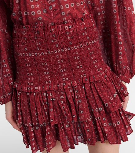 Naomi ruffled printed cotton miniskirt - Marant Etoile - Modalova