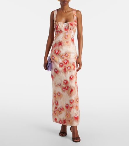 Vestido largo Bettina de lino estampado - SIR - Modalova