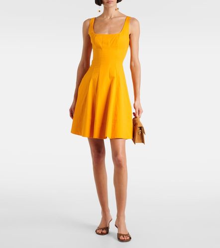 Vestido corto Wells de popelín de algodón - Staud - Modalova