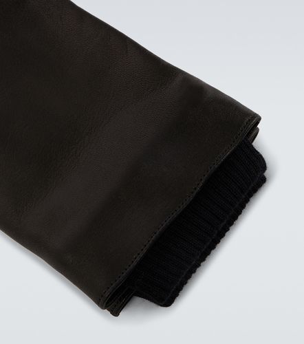 Cassandre wool-lined leather gloves - Saint Laurent - Modalova