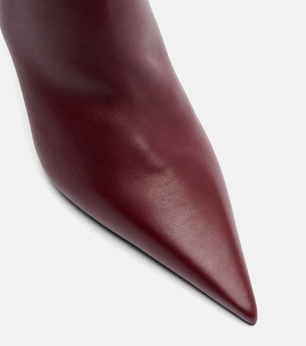 Botines Barbara 90 de piel - Amina Muaddi - Modalova