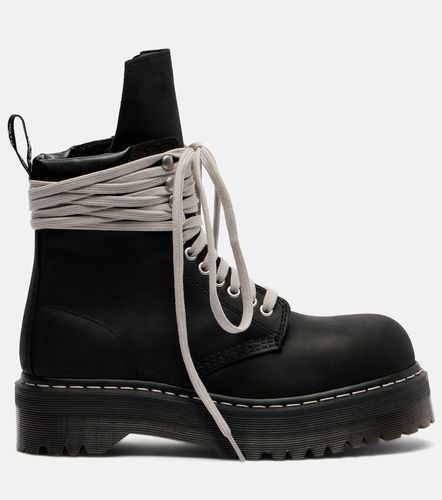 X Dr. Martens DRKSHDW Quad platform leather boots - Rick Owens - Modalova
