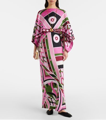 Vivara layered silk satin maxi dress - Pucci - Modalova