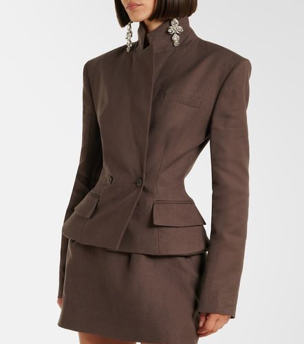 Magda Butrym Peplum linen blazer - Magda Butrym - Modalova