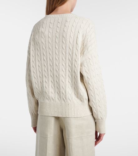 Pullover aus einem Baumwollgemisch mit Pailletten - Brunello Cucinelli - Modalova