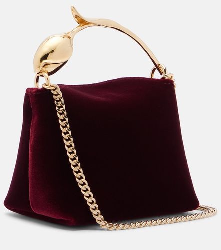 Bloom Micro velvet top-handle bag - Erdem - Modalova