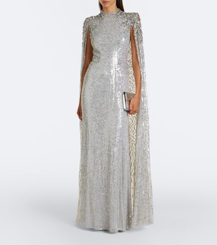 Dakota embellished caped gown - Jenny Packham - Modalova