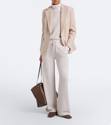 Chevron cashmere flared pants - Eleventy - Modalova