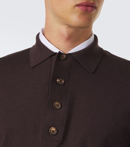 Pullover polo in cotone e cashmere - Eleventy - Modalova