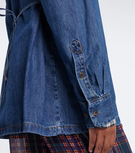 Camicia di jeans a quadri - Dries Van Noten - Modalova