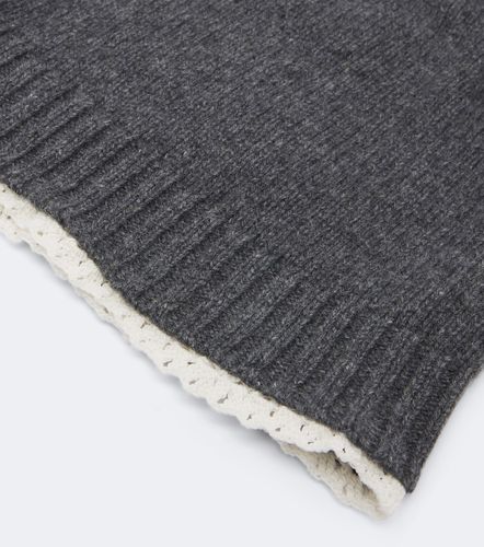 Crochet-trimmed cashmere beanie - Magda Butrym - Modalova
