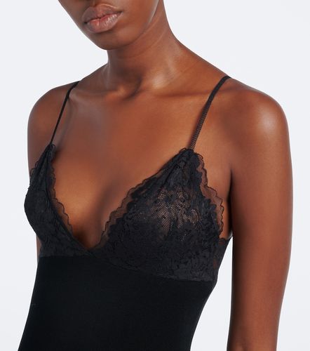 Abito lungo Oana in cotone con pizzo - Aya Muse - Modalova