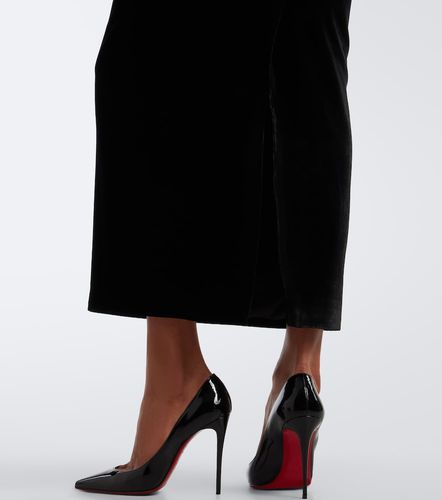 Abito lungo Holly in velluto con sciarpa - The New Arrivals Ilkyaz Ozel - Modalova