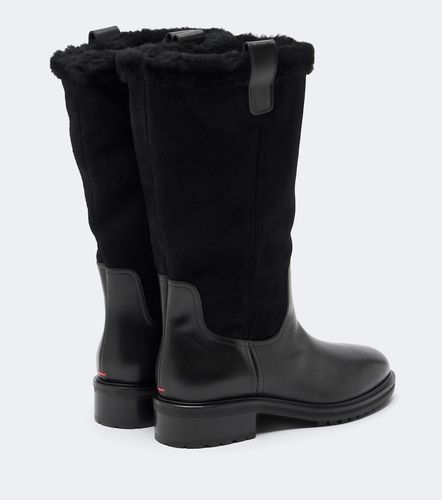 Theo leather and suede knee-high boots - Aeyde - Modalova