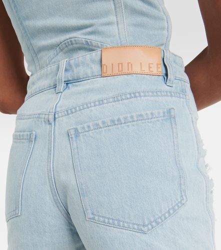Shorts di jeans a vita alta - Dion Lee - Modalova