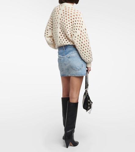 High-rise denim miniskirt - Isabel Marant - Modalova