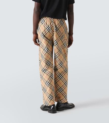 Burberry Checked track pants - Burberry - Modalova