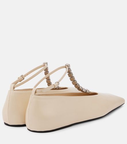 Bailarinas de piel con cristales - Jil Sander - Modalova