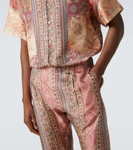 Etro Gerade Hose aus Seide - Etro - Modalova