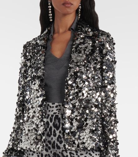 Dolce&Gabbana Blazer con paillettes - Dolce&Gabbana - Modalova