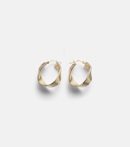 Pendientes Swerve de oro de 10 ct - Stone and Strand - Modalova