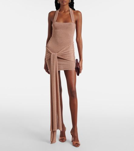 Aya Muse Draped lame minidress - Aya Muse - Modalova