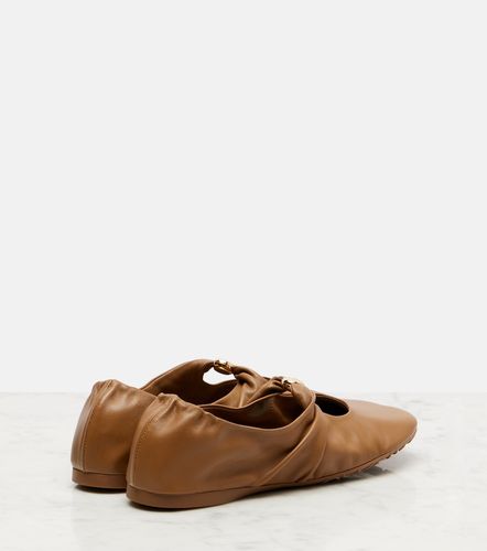 Loewe Pebble leather ballet flats - Loewe - Modalova