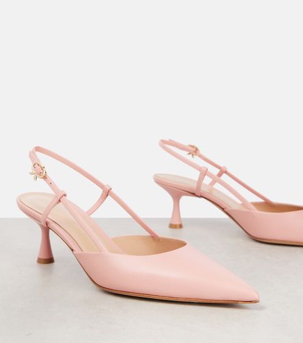Ascent 55 leather slingback pumps - Gianvito Rossi - Modalova