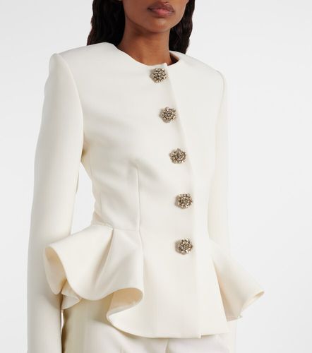 Tomomi embellished peplum jacket - Safiyaa - Modalova