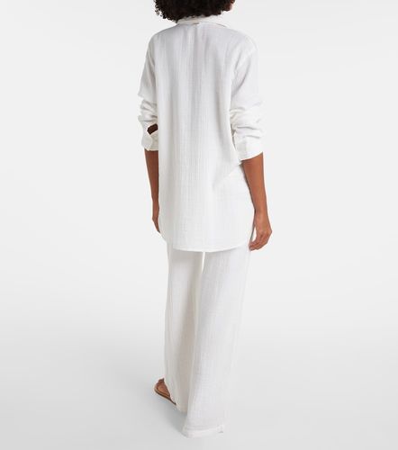 Pantaloni Krissy in cotone a gamba larga - Melissa Odabash - Modalova