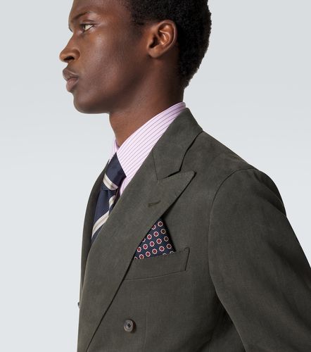 Dunhill Printed silk pocket square - Dunhill - Modalova