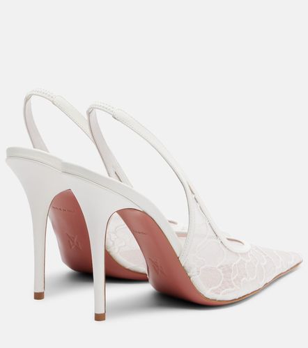 Anok lace slingback pumps - Amina Muaddi - Modalova