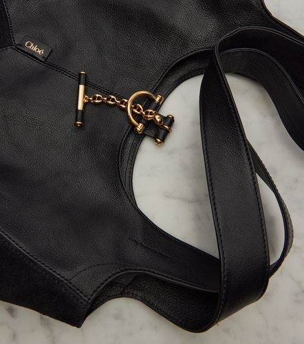 Chloé Borsa a spalla Chloé Balloon Medium in pelle e suede - Chloe - Modalova