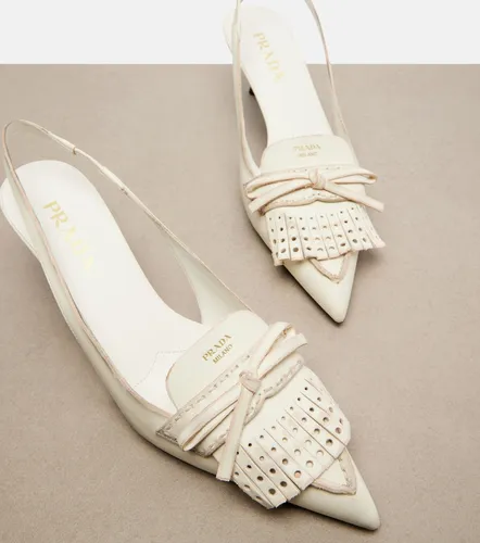 Prada Slingback-Pumps aus Leder - Prada - Modalova