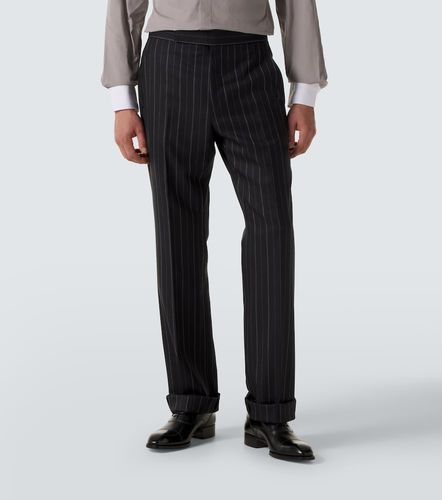 Pantaloni regular in lana a righe - Tom Ford - Modalova