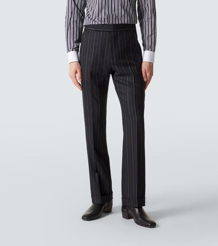 Striped wool straight pants - Tom Ford - Modalova