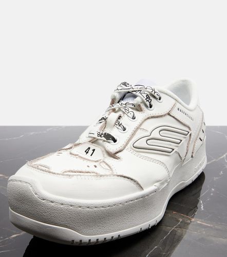Hamptons leather platform sneakers - Balenciaga - Modalova