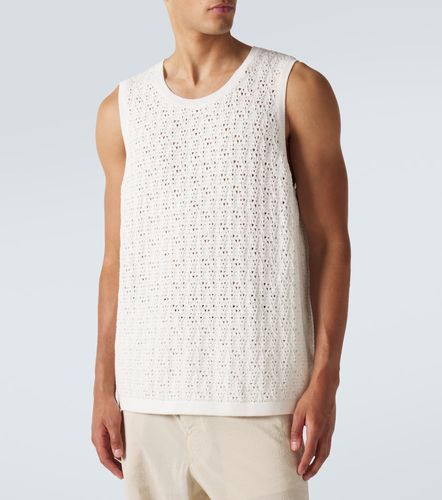 Frame Crochet cotton-blend tank top - Frame - Modalova