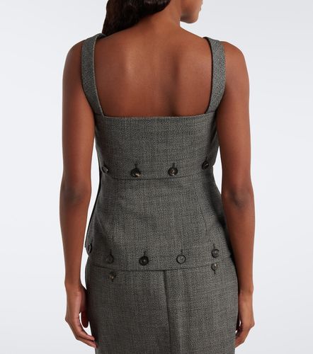 Ferragamo Paneled virgin wool top - Ferragamo - Modalova