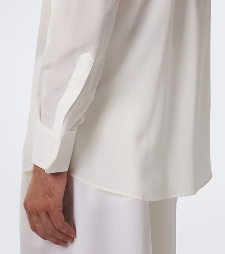 Camicia in crêpe de chine di seta - Dolce&Gabbana - Modalova