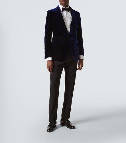 Blazer Shelton de terciopelo - Tom Ford - Modalova