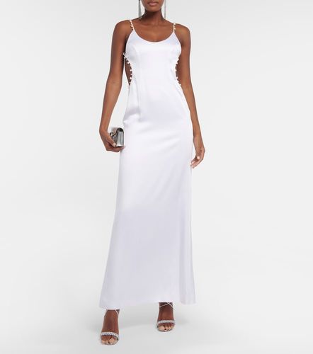 Bridal - Abito lungo Pearled Cove con cut-out - Galvan - Modalova